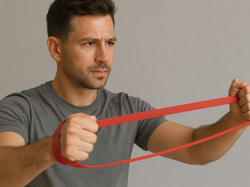 Man Exercising With Elastic Band.png